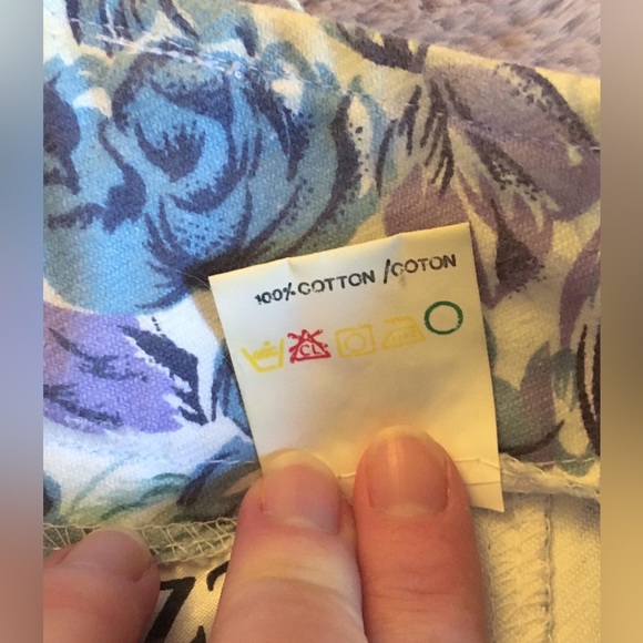 White & floral denim skirt - Picture 8 of 12